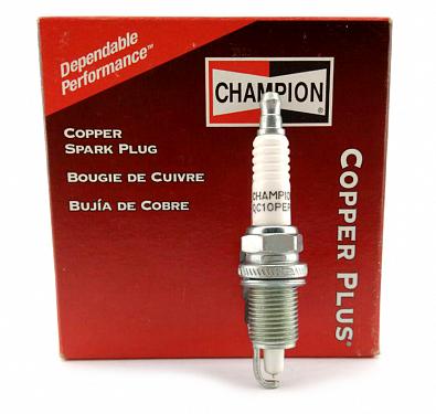Изображение товара QC10PEPB Свеча зажигания CHAMPION Copper Plus QC10PEPB/7919 OEM: Johnson 5006308, NGK PZFR6H