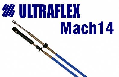Изображение товара Mach14-14 Трос газ-реверс для OMC/JOHNSON/EVINRUDE, 14 футов (4.27м), аналог C14 (ULTRAFLEX, )