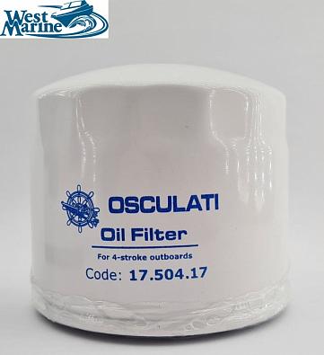 Изображение товара 17.504.17 Фильтр масляный для MERCURY 75/90/115/150 OEM: 35-877761Q01/877761K01, 18-7758 (Osculati)