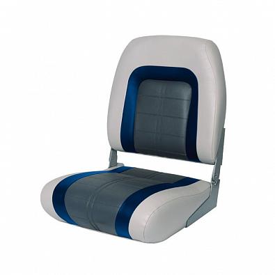 Изображение товара 76236GBC Сиденье мягкое складное SPECIAL High Back Seat, серый/синий/белый винил