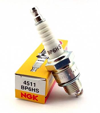 Изображение товара BP6HS Свеча зажигания NGK BP6HS/4511 OEM: Johnson 0115206/0765877, Mercury 33-97186/33-12127/33-31