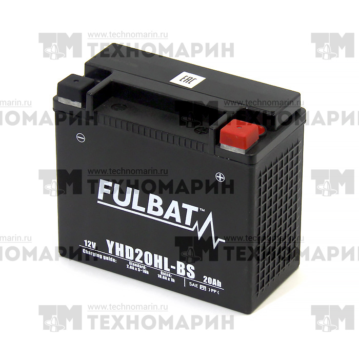 Изображение товара Аккумулятор гелевый FHD20HL-BS-GEL (YTX20HL-BS, YTX20L-BS)
