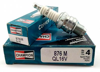 Изображение товара QL16V Свеча зажигания CHAMPION Copper Marine QL16V/876M OEM: Johnson 0502178, 0765856, Mercury 33-