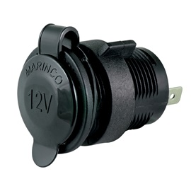 Изображение товара 12VRC.OEM-B Гнездо прикуривателя круглое, 12/24V