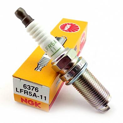 Изображение товара LFR5A11 Свеча зажигания NGK LFR5A-11/6376 OEM: Yamaha 94702-00391, Mercury 33-859495Q