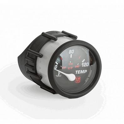 Изображение товара 63209J Указатель температуры воды (40-120°C), серия Professional, черный циферблат/черный ободок, 12