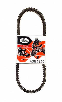 Изображение товара 43G4340 Ремень вариатора GATES для снегоходов YAMAHA/ARCTIC CAT, 37х1133мм OEM: 87X-17641/89L-17641