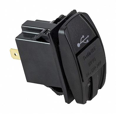 Изображение товара AES1118SUL007 Разъем USB 5В 3.1А для установки совместно с кнопками AES11185X или AES1188X (AES.Co,