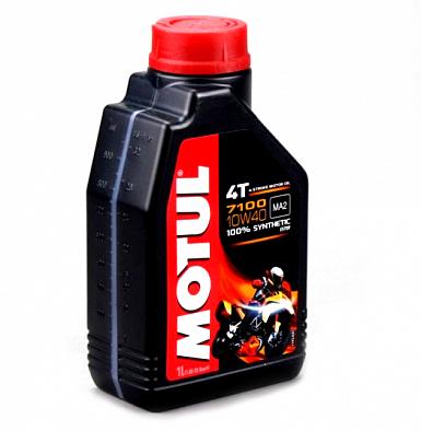 Изображение товара 104086 Моторное масло MOTUL 7100 4T SAE 5W40, 100% Synth, 12@1л