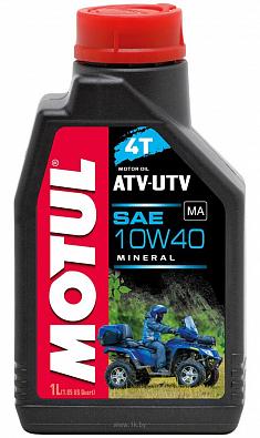 Изображение товара 105878 Моторное масло для квадроциклов MOTUL ATV-UTV 4T 10W40, Mineral, 12@1л