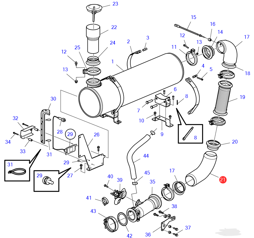 Изображение товара Exhaust Pipe
