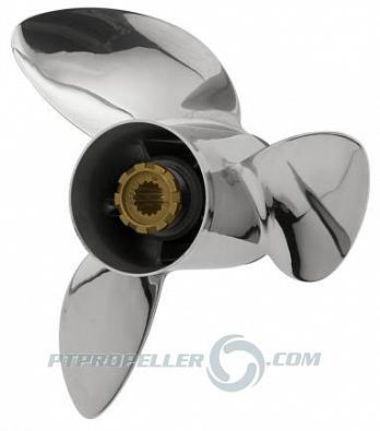 Изображение товара ELD3R19P-VT145 Гребной винт PowerTech для моторов 50-140 л.с., 3x13-1/4x19, 3-лопасти, требуется вту