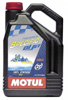 Изображение товара 101237 Моторное масло MOTUL Specific Di Jet 2T для 2-х тактных гидроциклов, 100% Synth, 4@4л