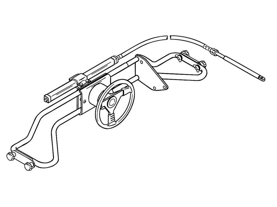 Изображение товара КОМПЛЕКТ РУЛЕВОГО МЕХАНИЗМА Поворотный цоколь
                                        (- Crossbar Mounting - 11 Foot)