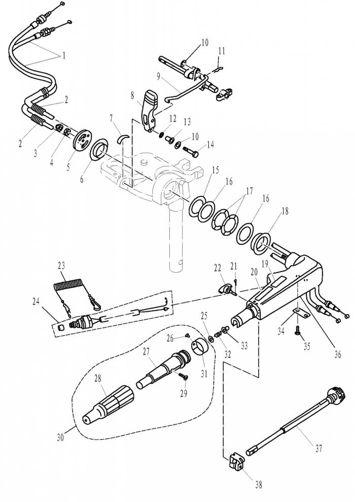 Схема узла Рулевое Управление (Steering System)