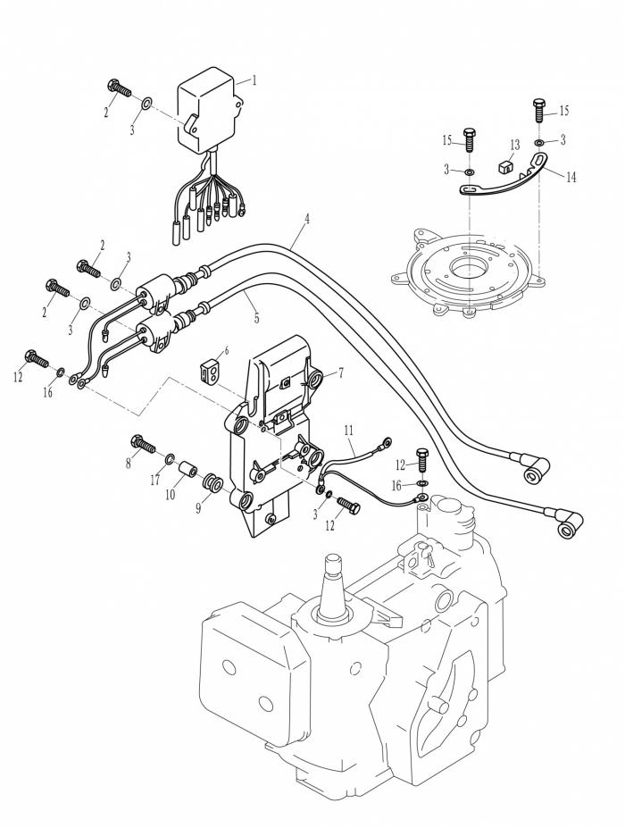 Схема узла Электрическая Система 1 (Electrical System 1)