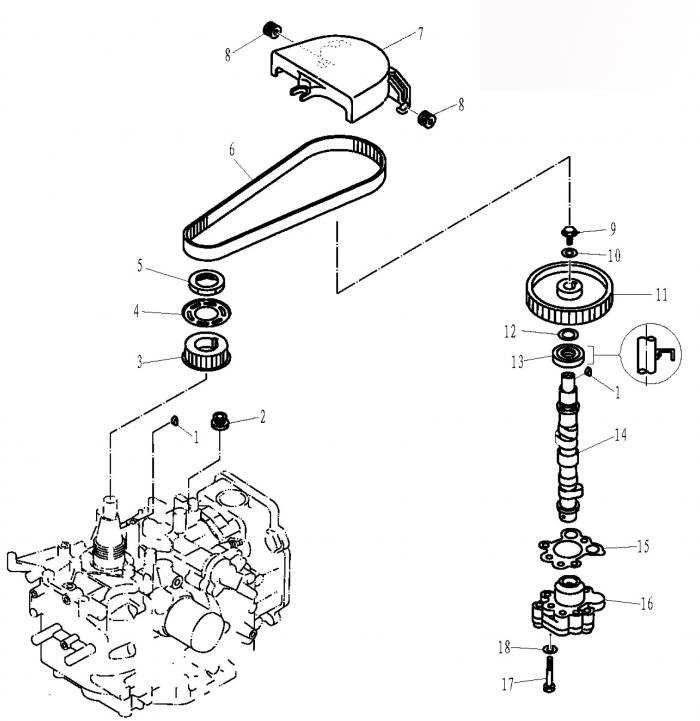 Схема узла Распределительный Вал (Camshaft)