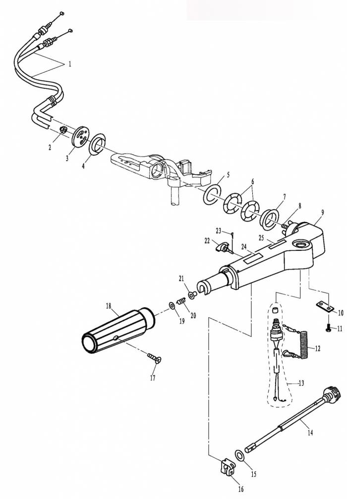 Схема узла Рулевое Управление (Steering System)