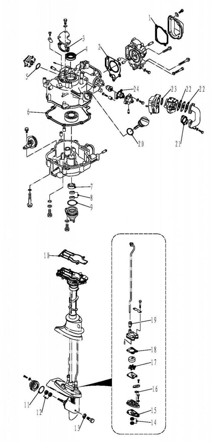 Схема узла Приложение (Ремонтный Комплект) (Optional Parts №1 (Repair Kit))