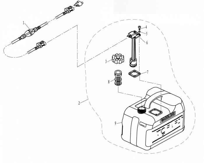 Схема узла Топливный Бак (Fuel Tank)
