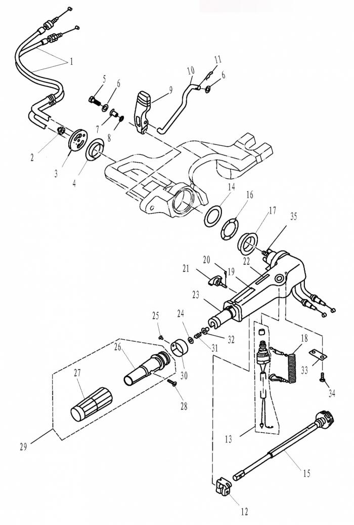 Схема узла Рулевое Управление (Steering System)