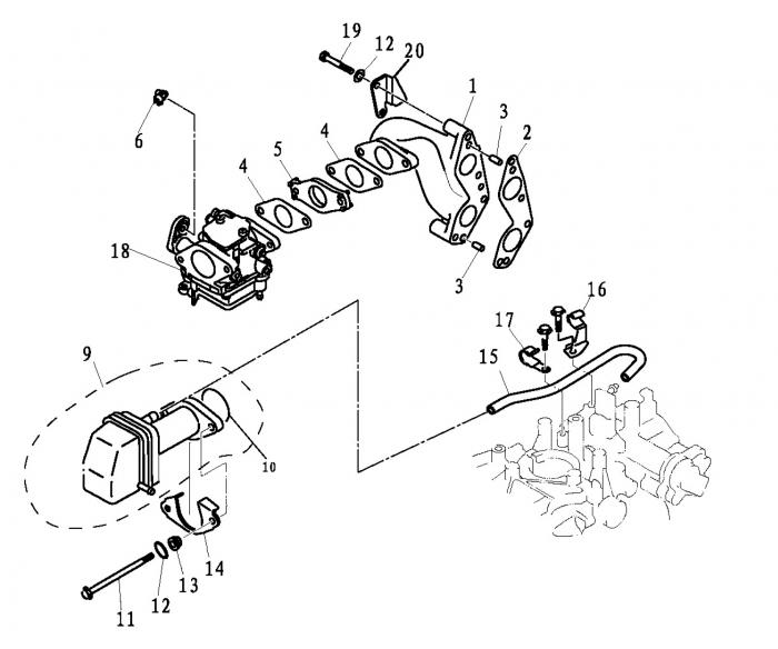 Схема узла Система Впуска (Intake System)