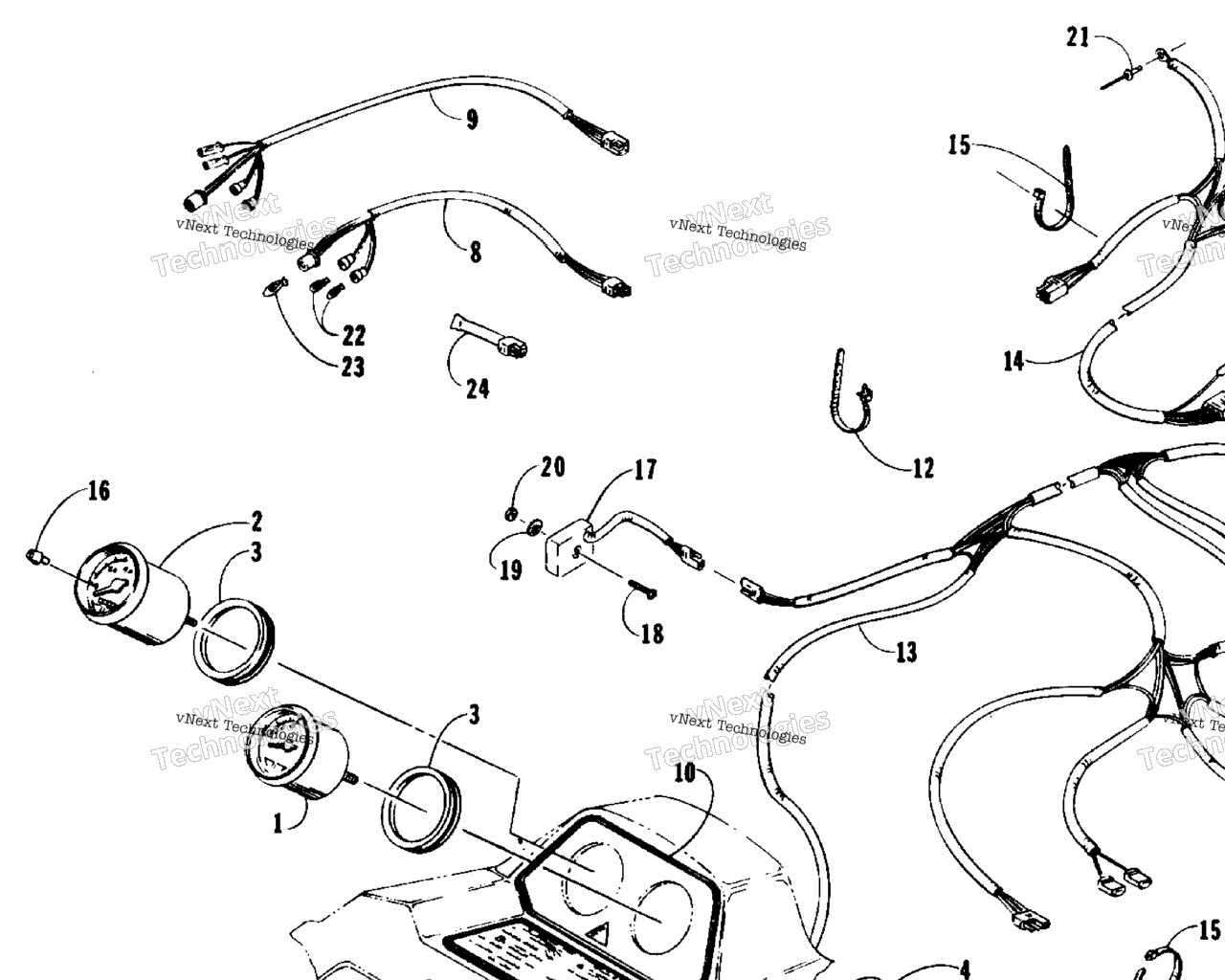 Схема узла Инструменты И Wiring Assemblies