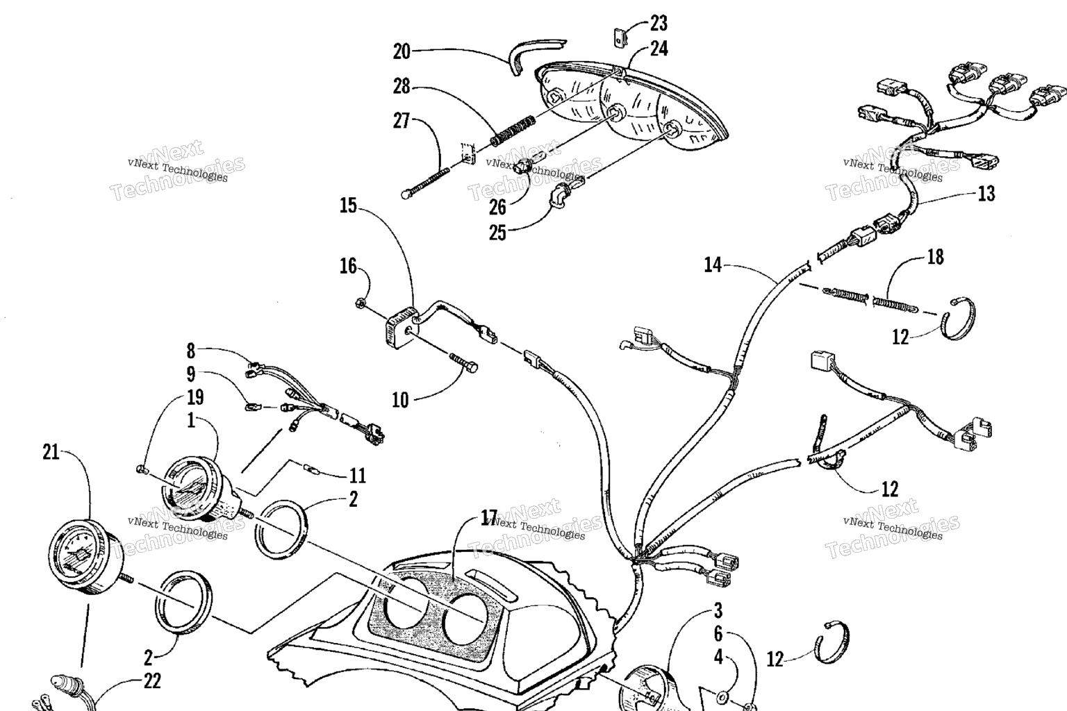 Схема узла Инструменты И Wiring Assemblies