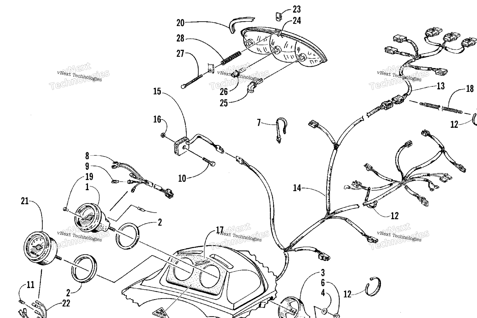 Схема узла Инструменты И Wiring Assemblies