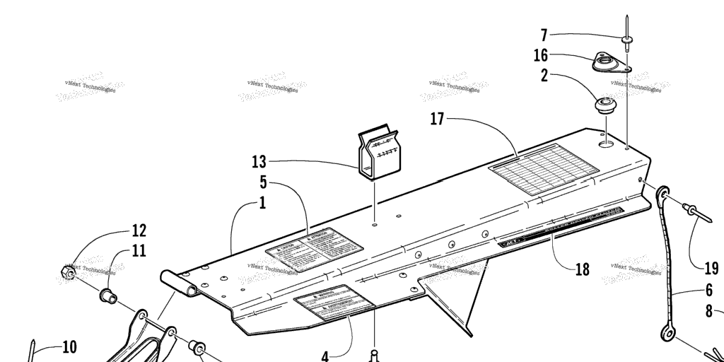 Схема узла Комплект Защиты Ремня