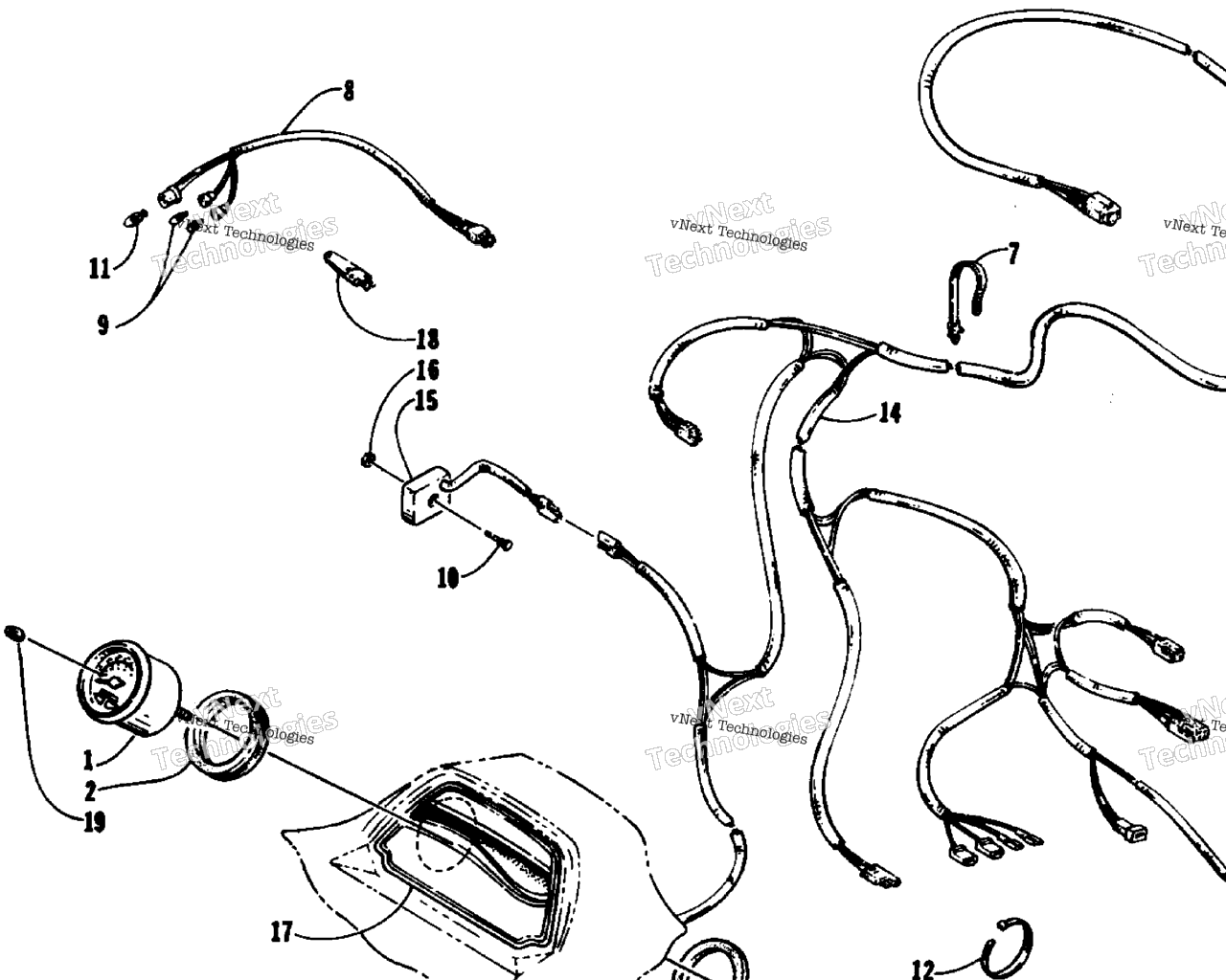 Схема узла Инструменты И Wiring Assemblies