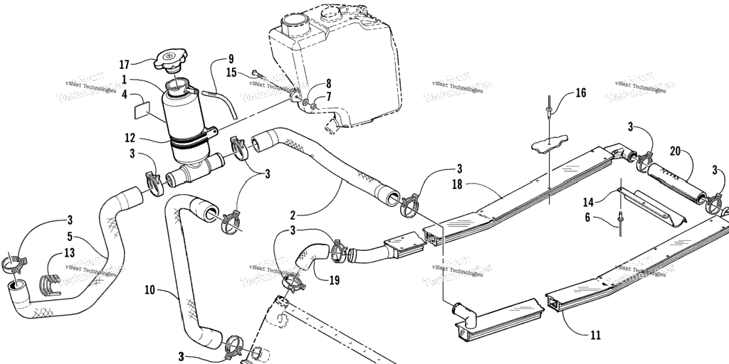 Схема узла Охлаждающий Узел
