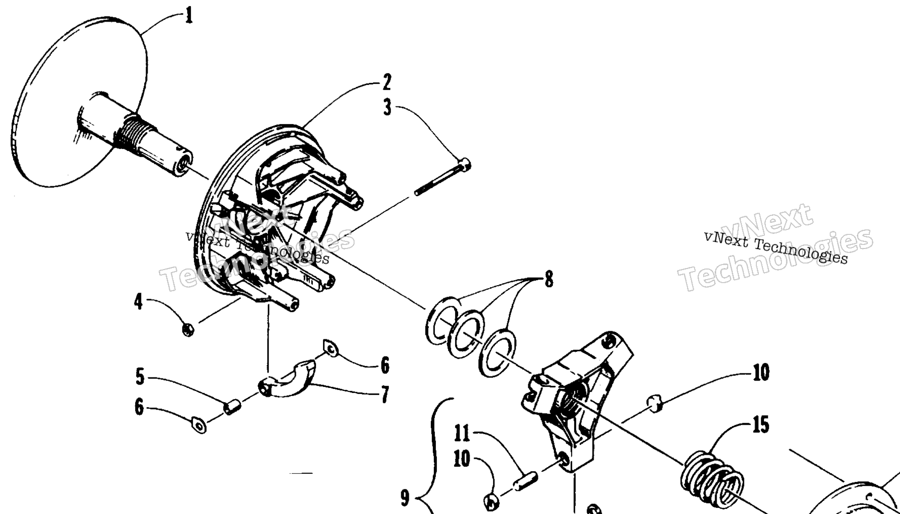 Схема узла Приводная Муфта