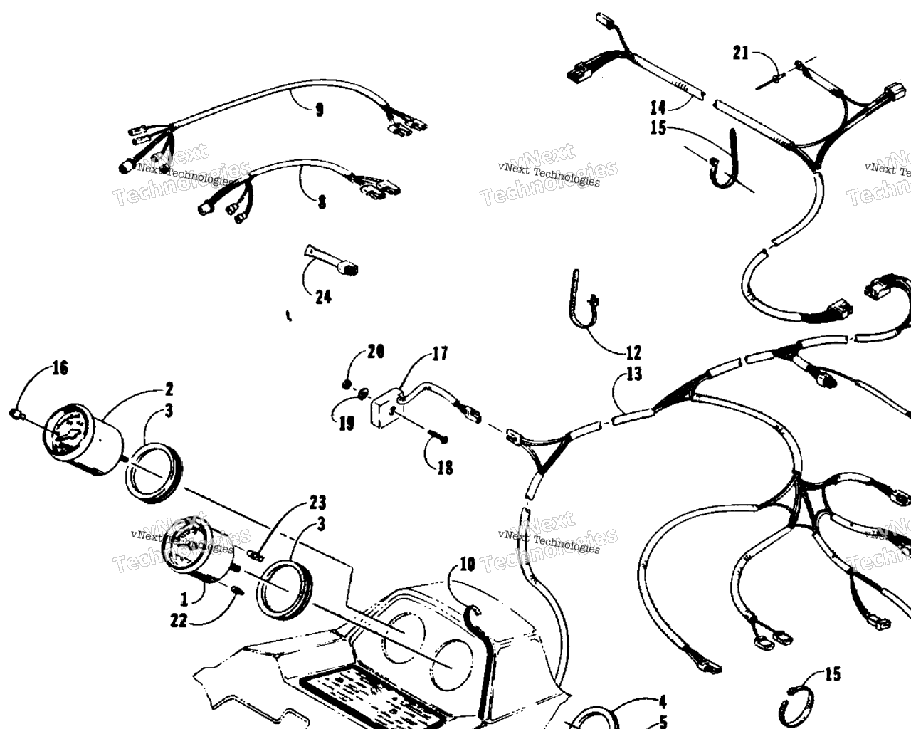 Схема узла Инструменты И Wiring Assemblies