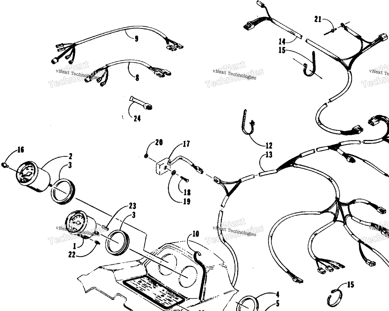 Схема узла Инструменты И Wiring Assemblies
