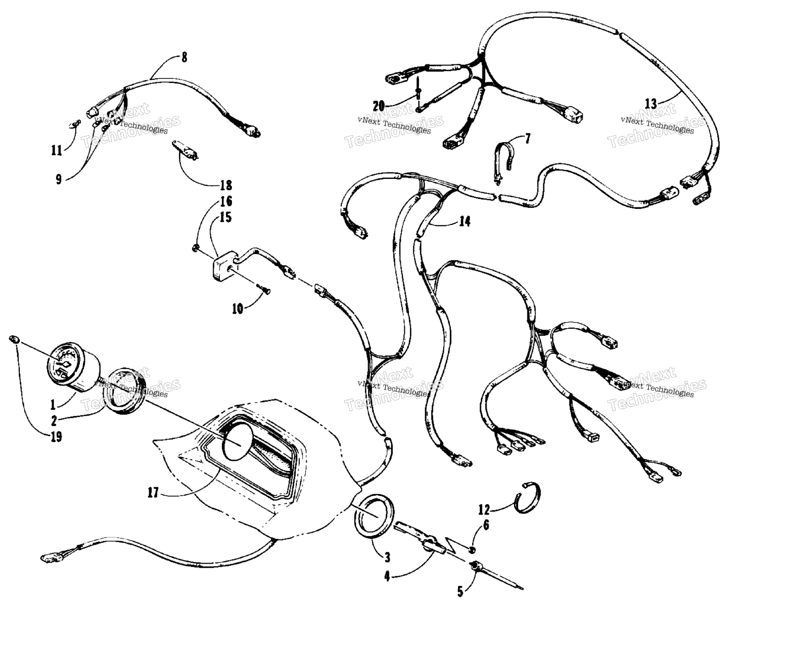 Схема узла Инструменты И Wiring Assemblies