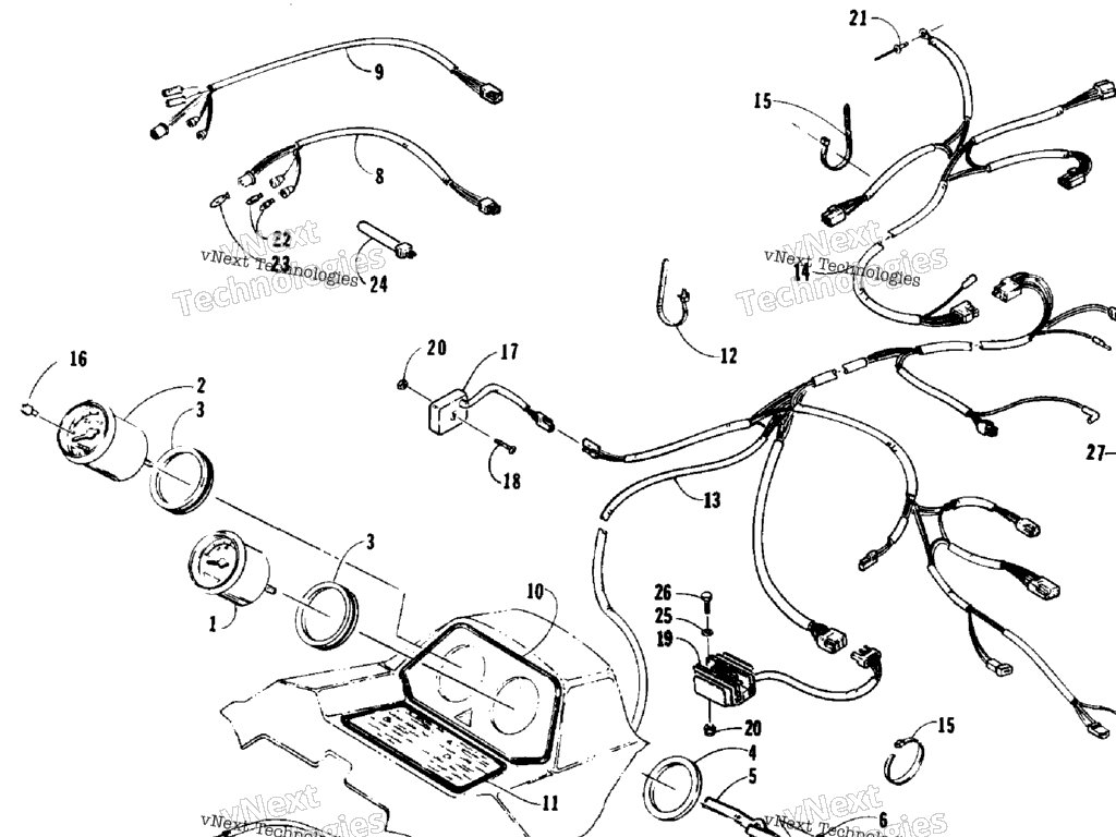 Схема узла Инструменты И Wiring Assemblies