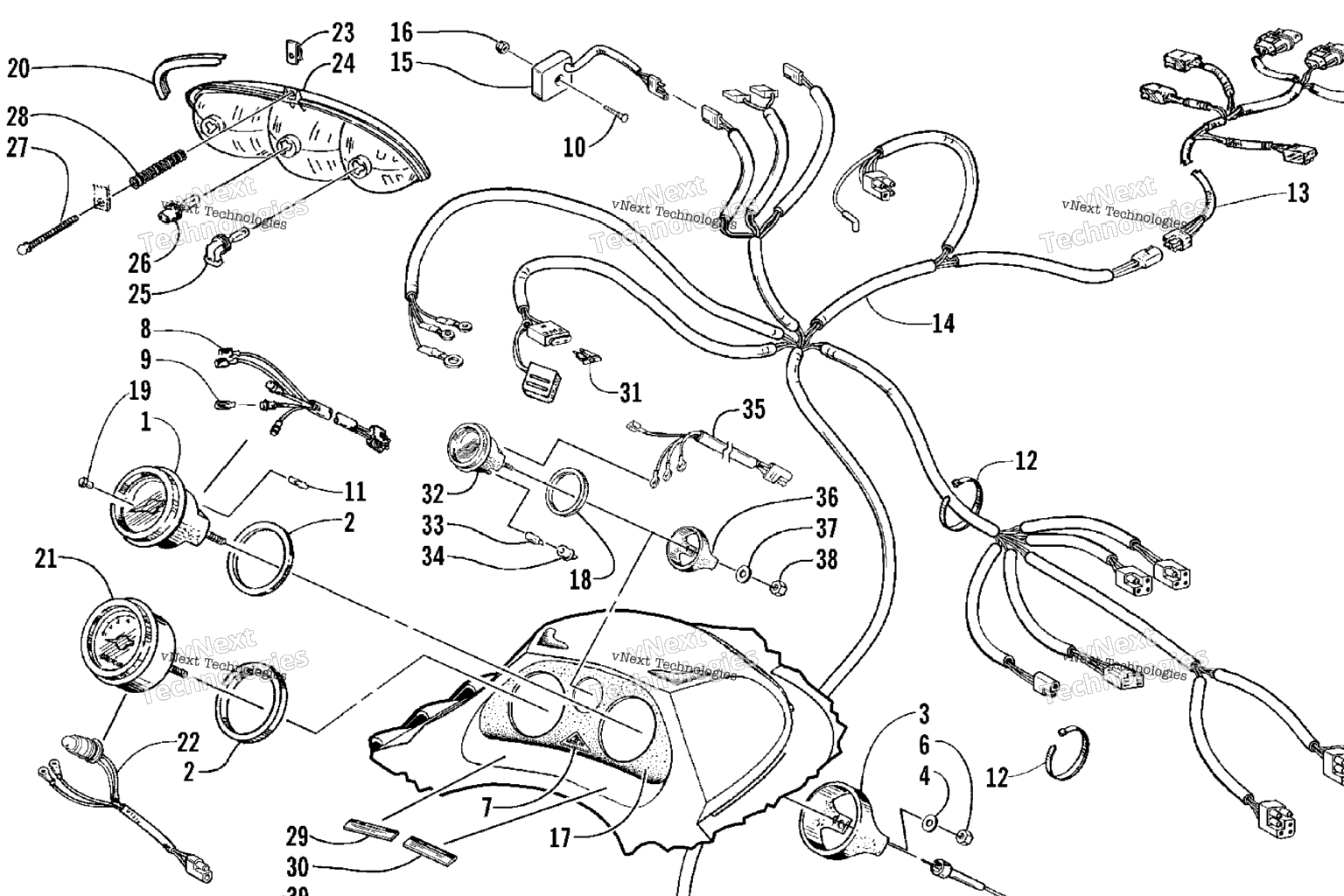 Схема узла Инструменты И Wiring Assemblies