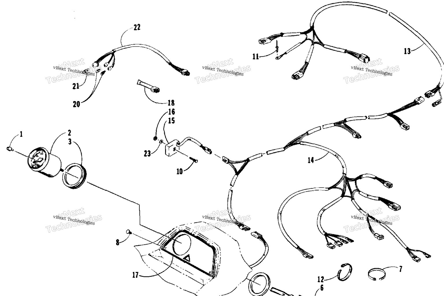 Схема узла Инструменты И Wiring Assemblies