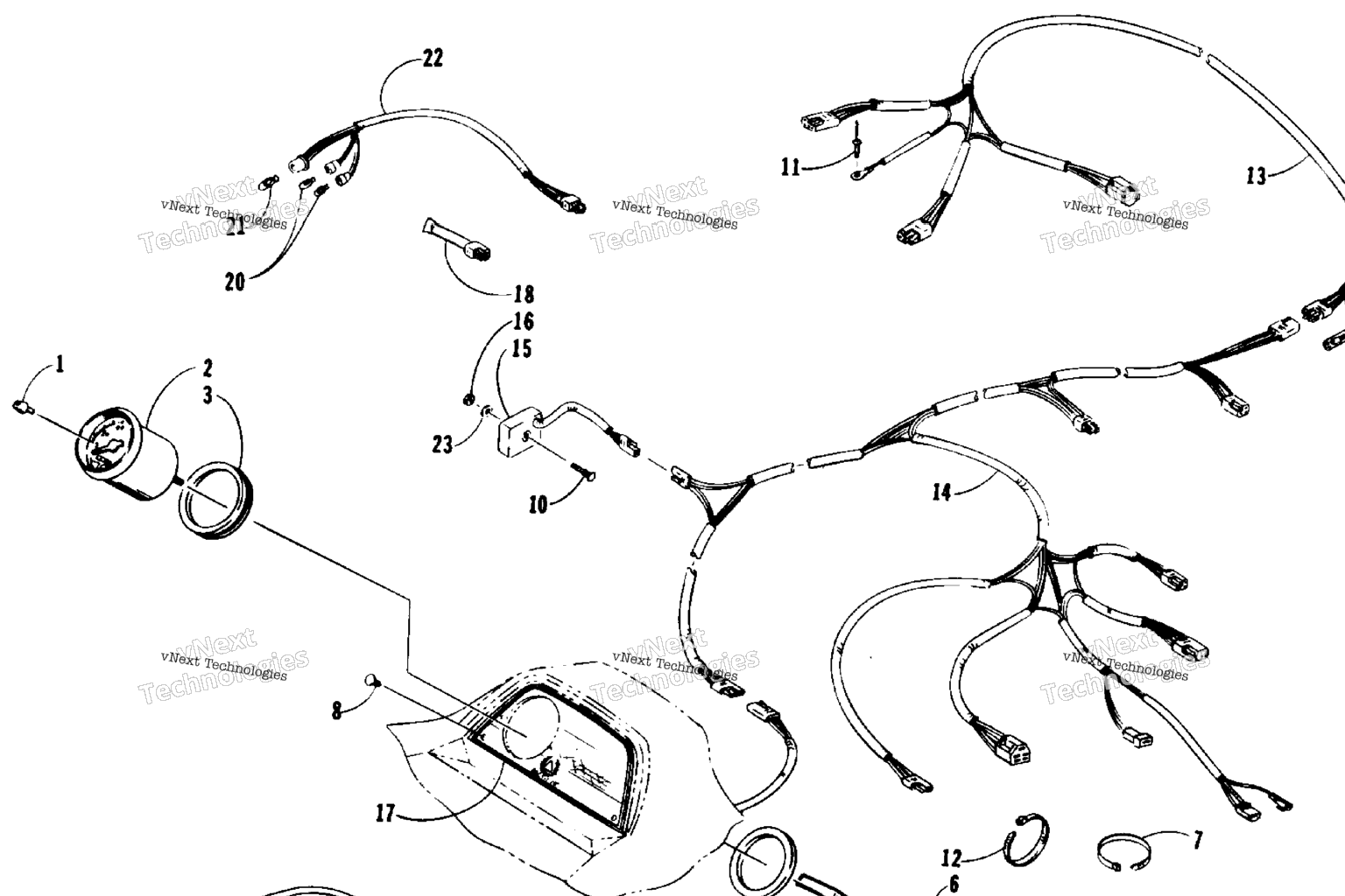 Схема узла Инструменты И Wiring Assemblies