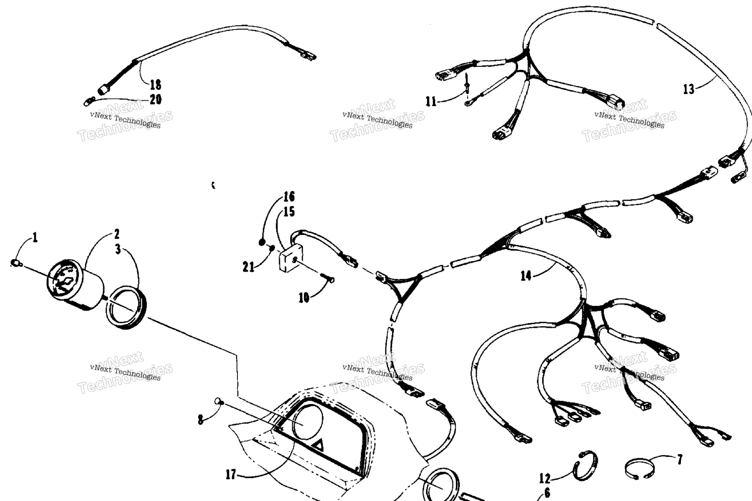 Схема узла Инструменты И Wiring Assemblies