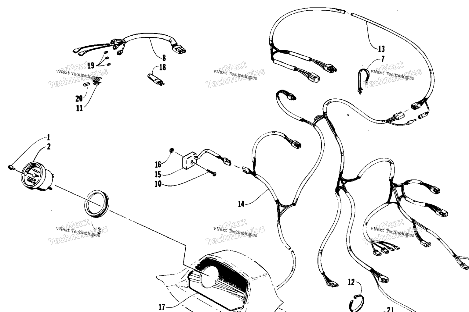 Схема узла Инструменты И Wiring Assemblies