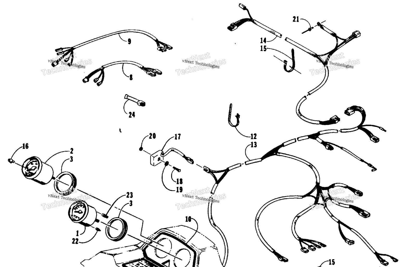 Схема узла Инструменты И Wiring Assemblies
