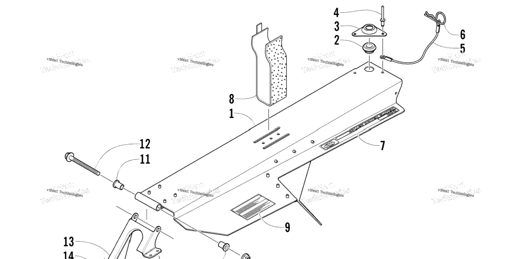 Схема узла Комплект Защиты Ремня