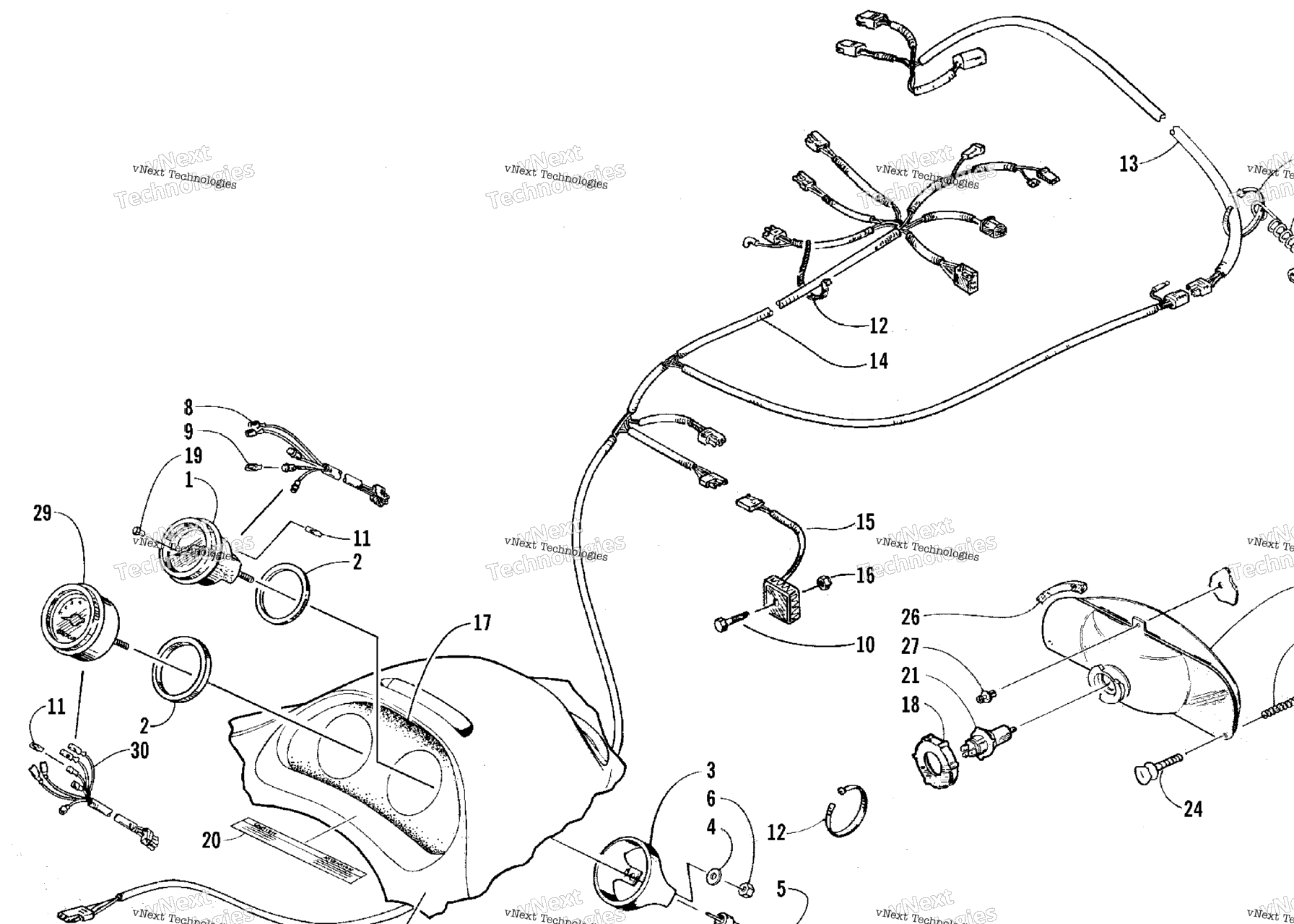 Схема узла Инструменты И Wiring Assemblies