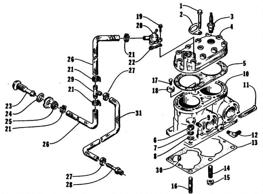 Схема узла Цилиндровый Узел