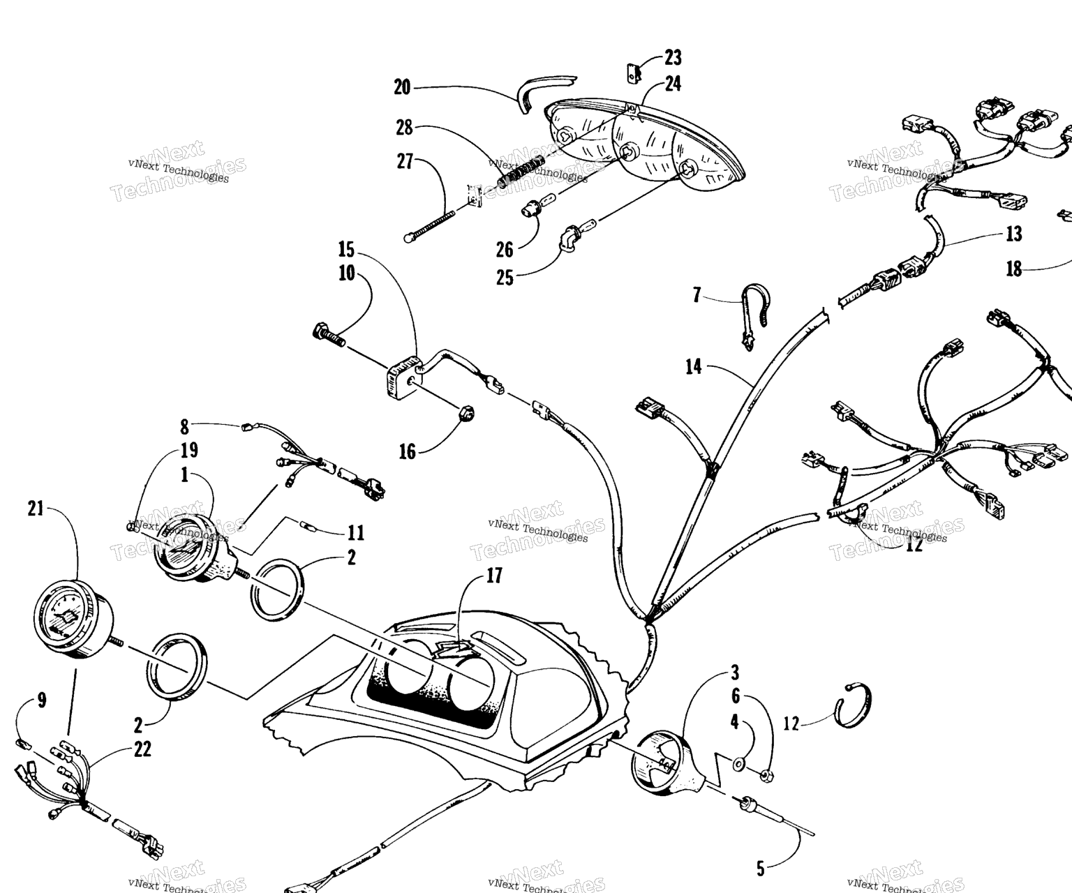 Схема узла Инструменты И Wiring Assemblies