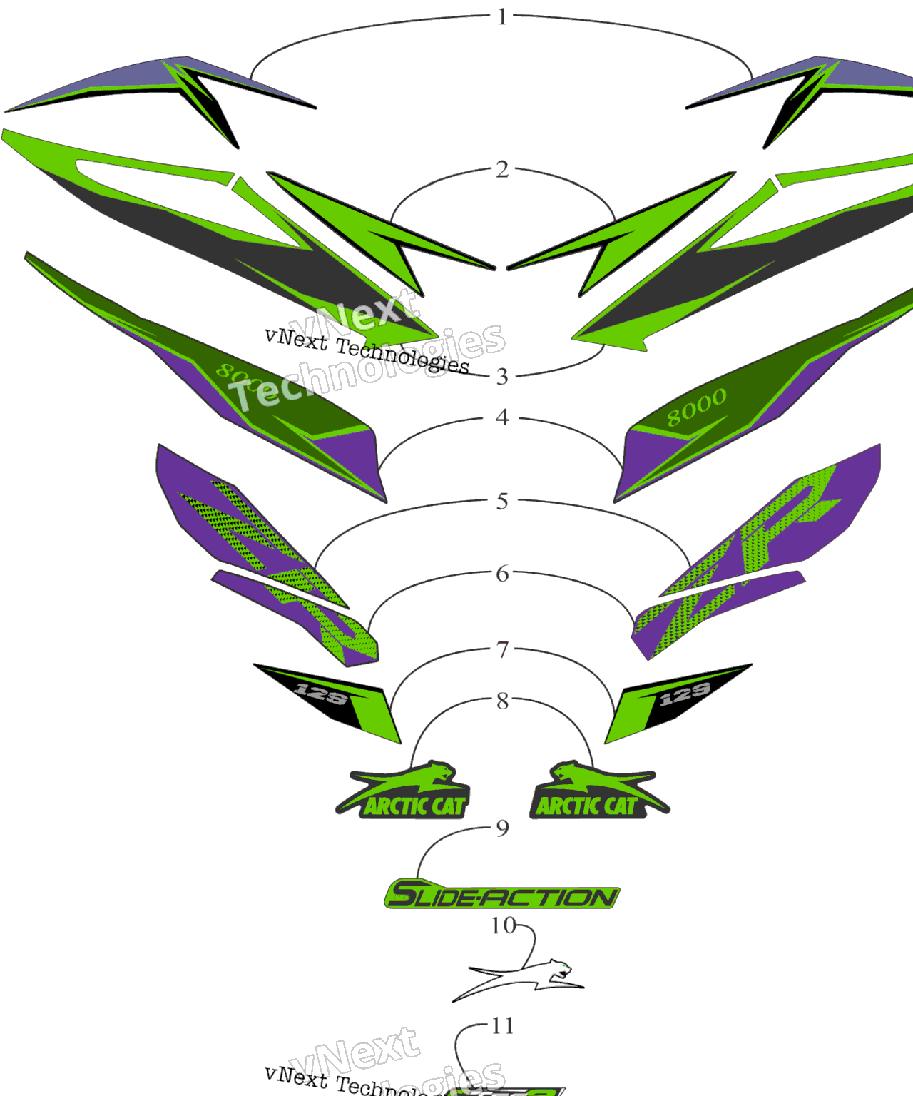 Схема узла Наклейки