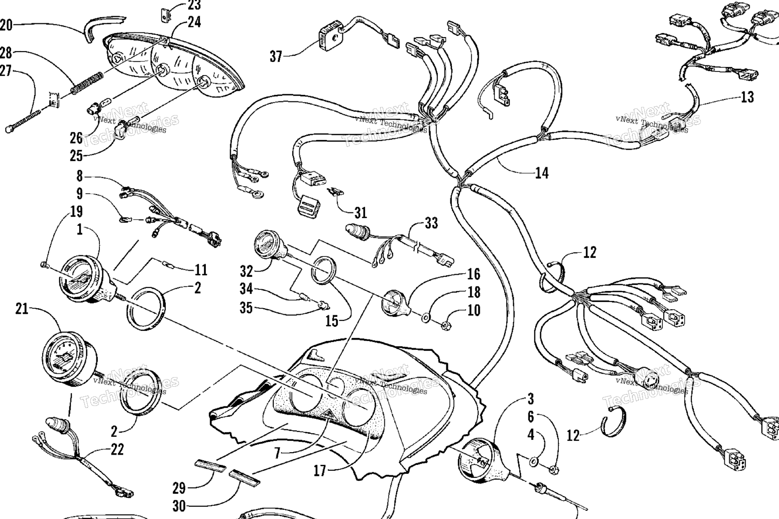 Схема узла Инструменты И Wiring Assemblies