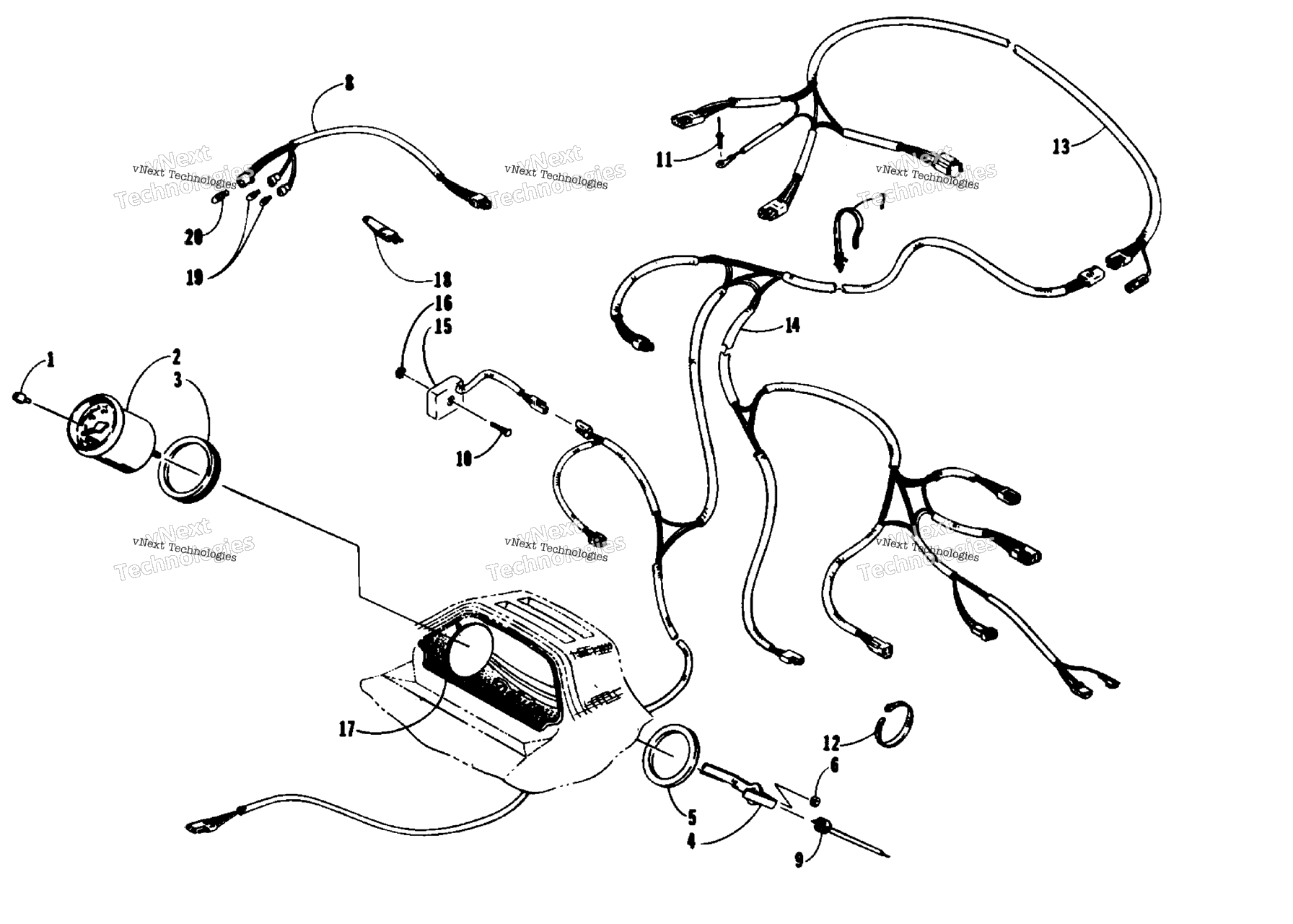 Схема узла Инструменты И Wiring Assemblies
